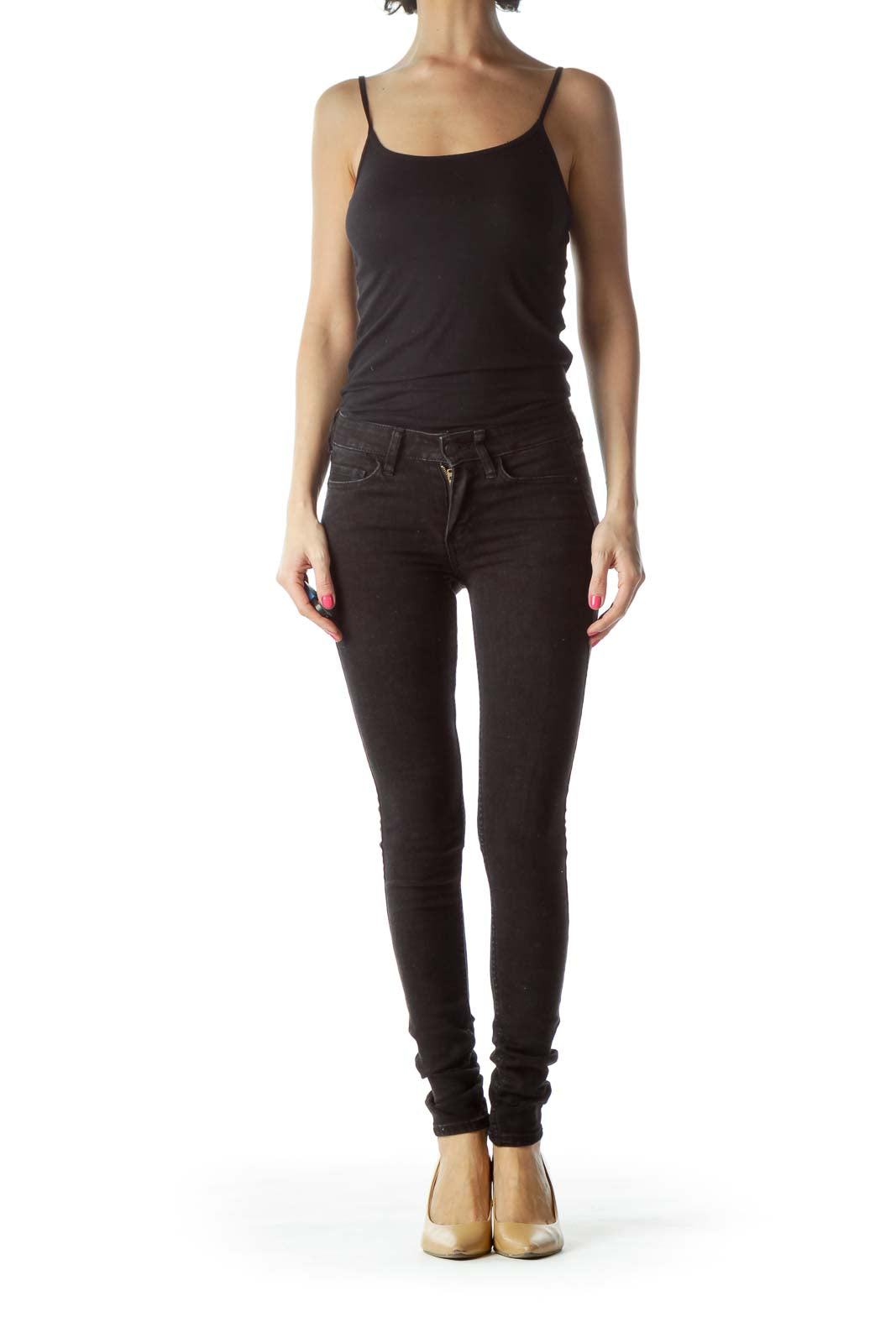 Black Denim Skinny Jeans