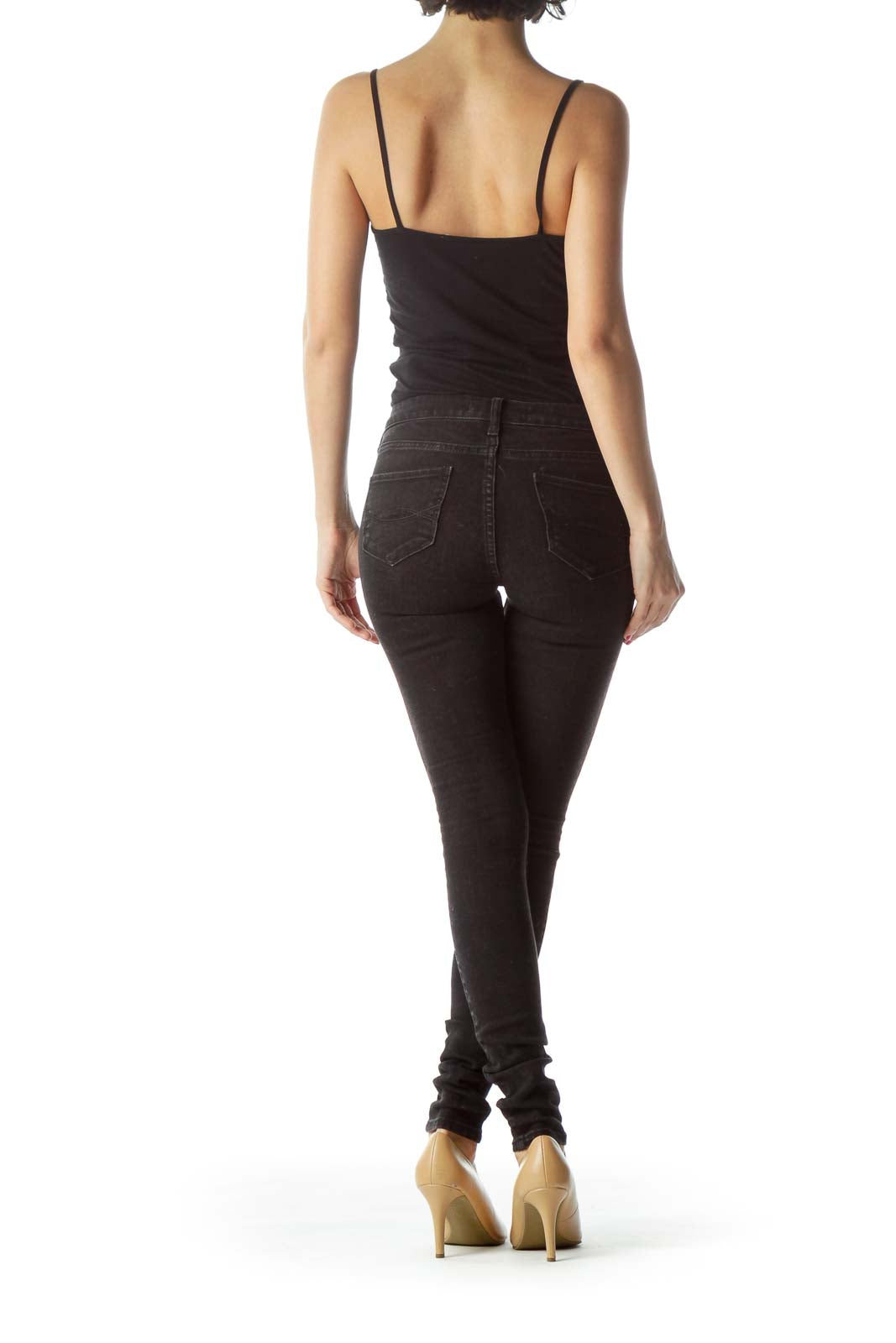 Black Denim Skinny Jeans