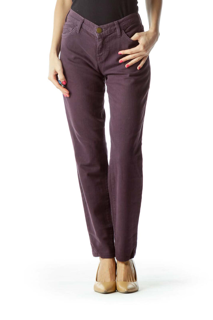 Purple Denim Skinny Jeans