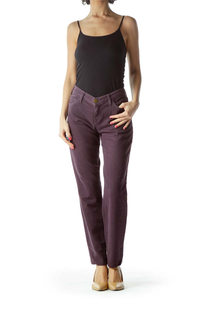 Purple Denim Skinny Jeans