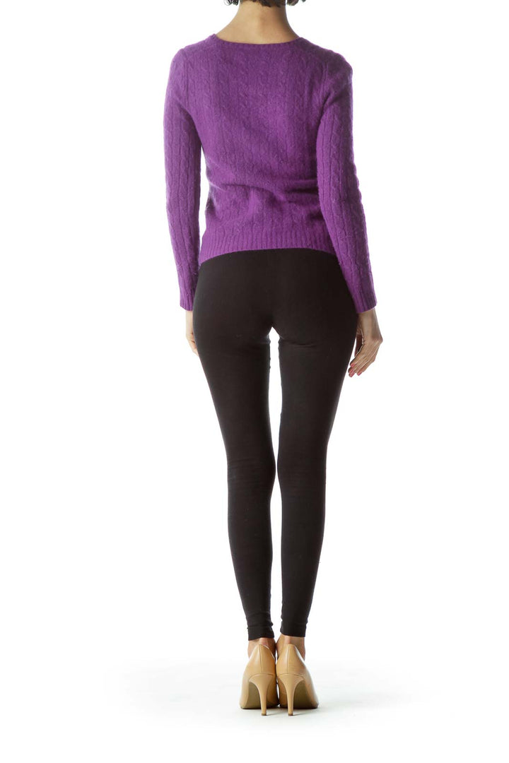 Purple Cashmere Sweater