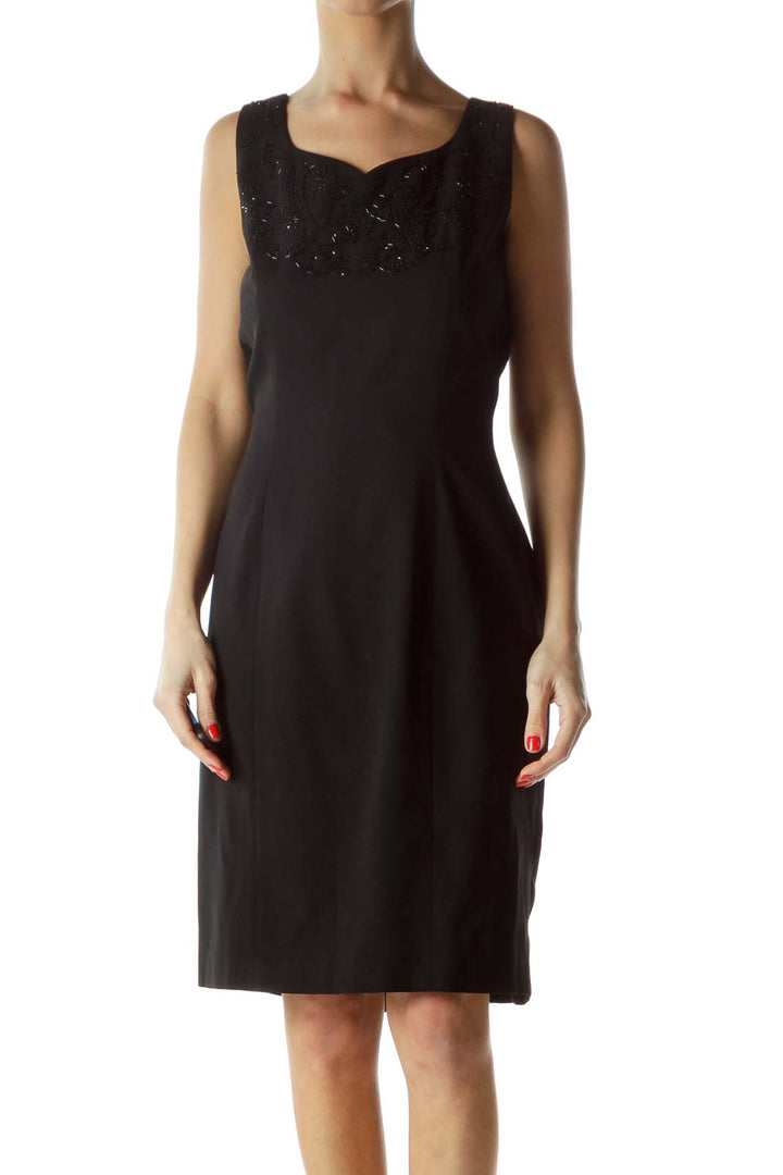 Black Beaded Dress