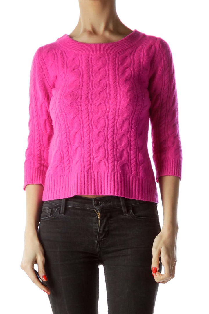 Magenta Pink Italian Cashmere Sweater