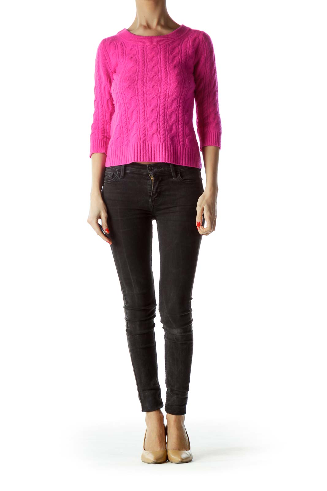 Magenta Pink Italian Cashmere Sweater