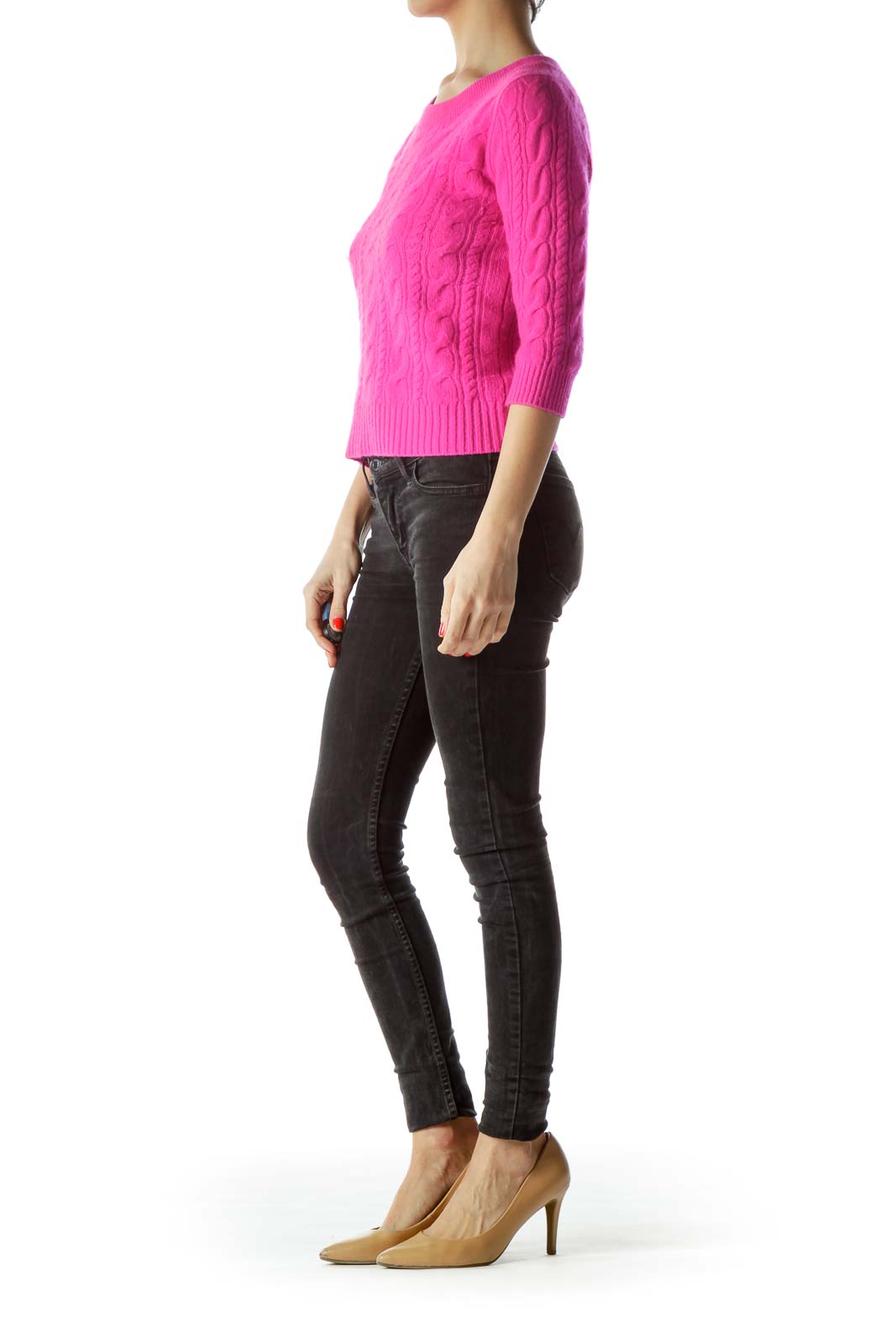 Magenta Pink Italian Cashmere Sweater