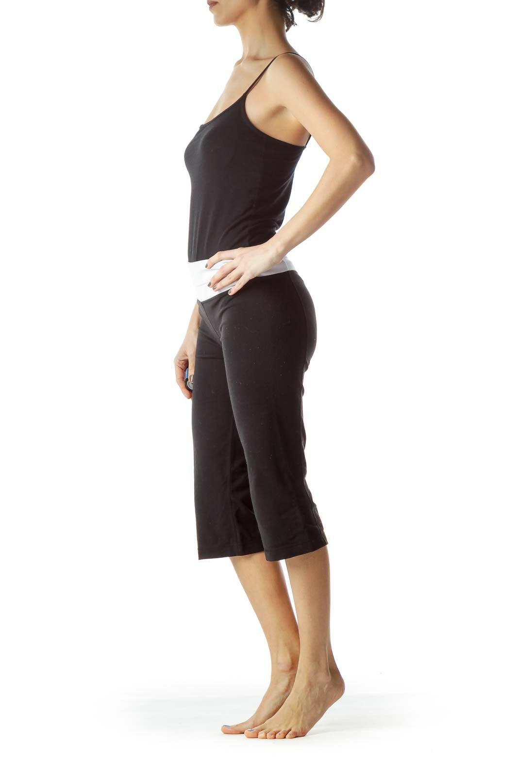 Black Stretchy Capri Yoga pants