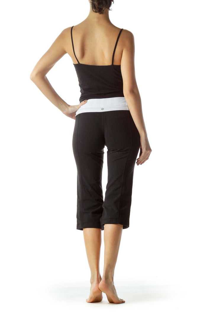 Black Stretchy Capri Yoga pants