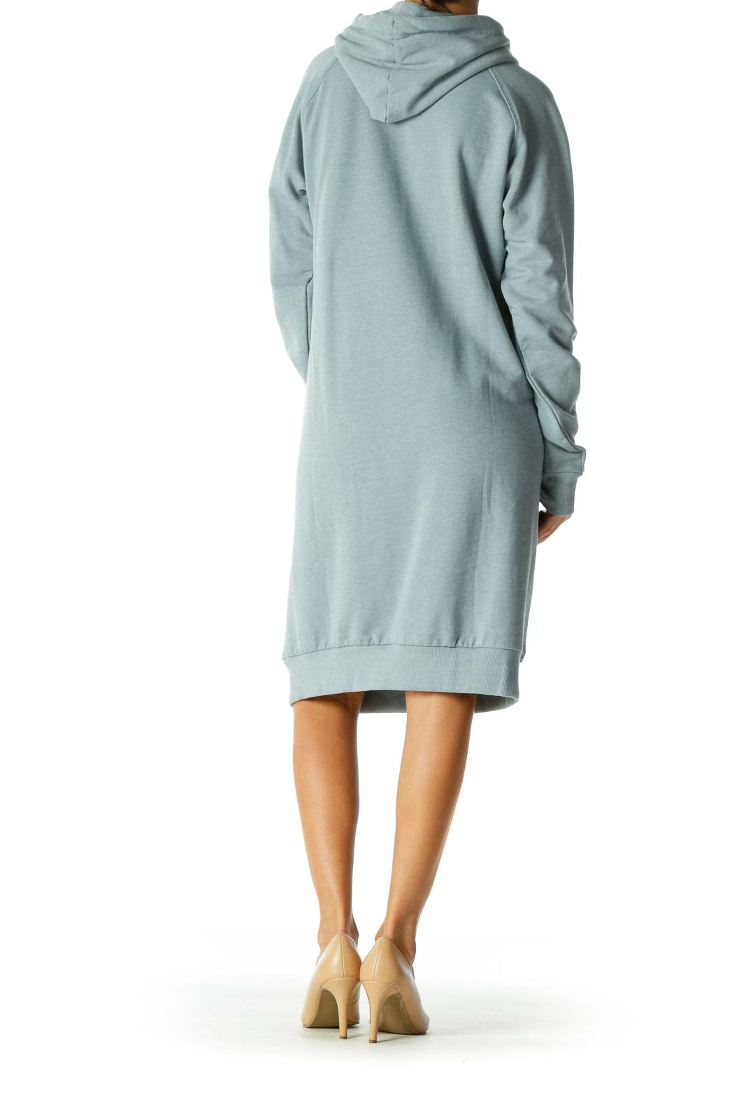 Blue Sweatshirt Dress