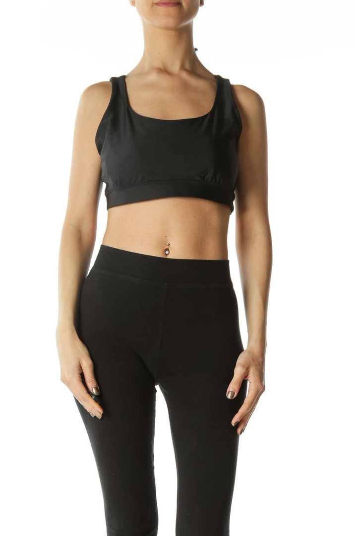 Black Racerback Sports Bra