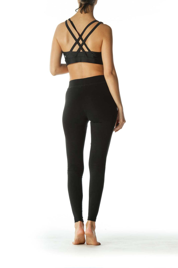 Black Racerback Sports Bra