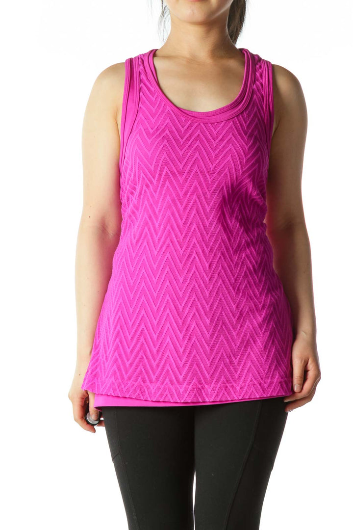 Pink Athletic Tank Top