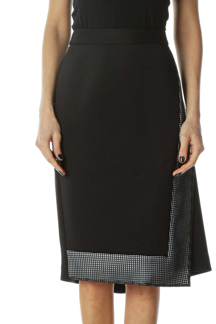 Black Asymemetric Skirt