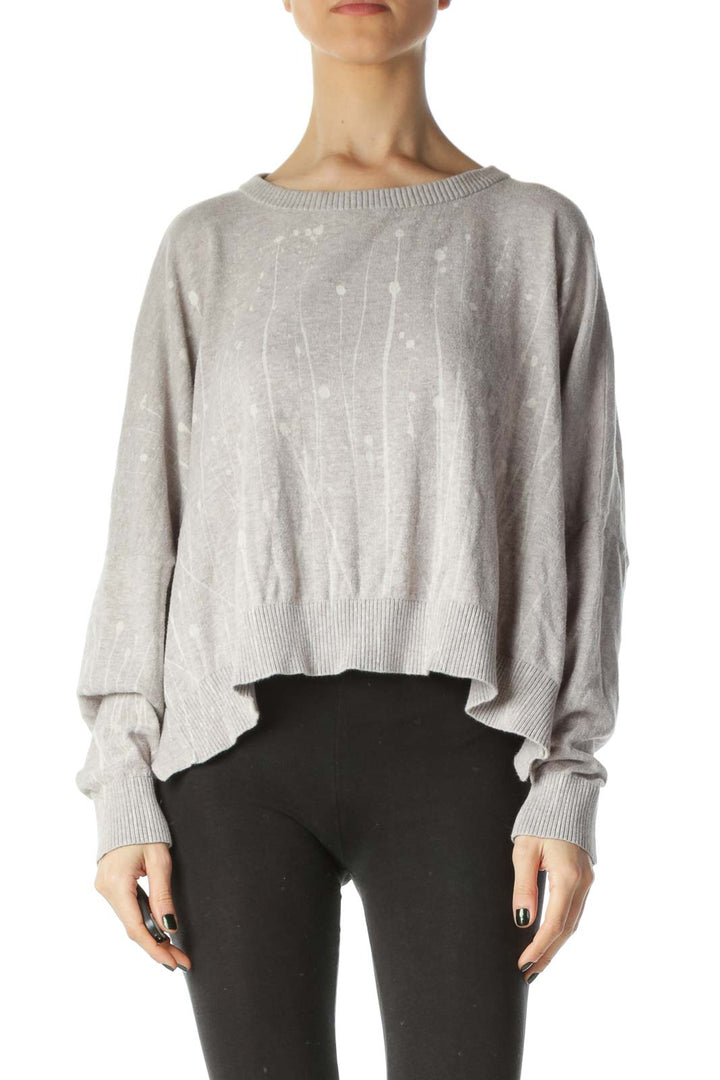 Light Purple Splatter Pullover