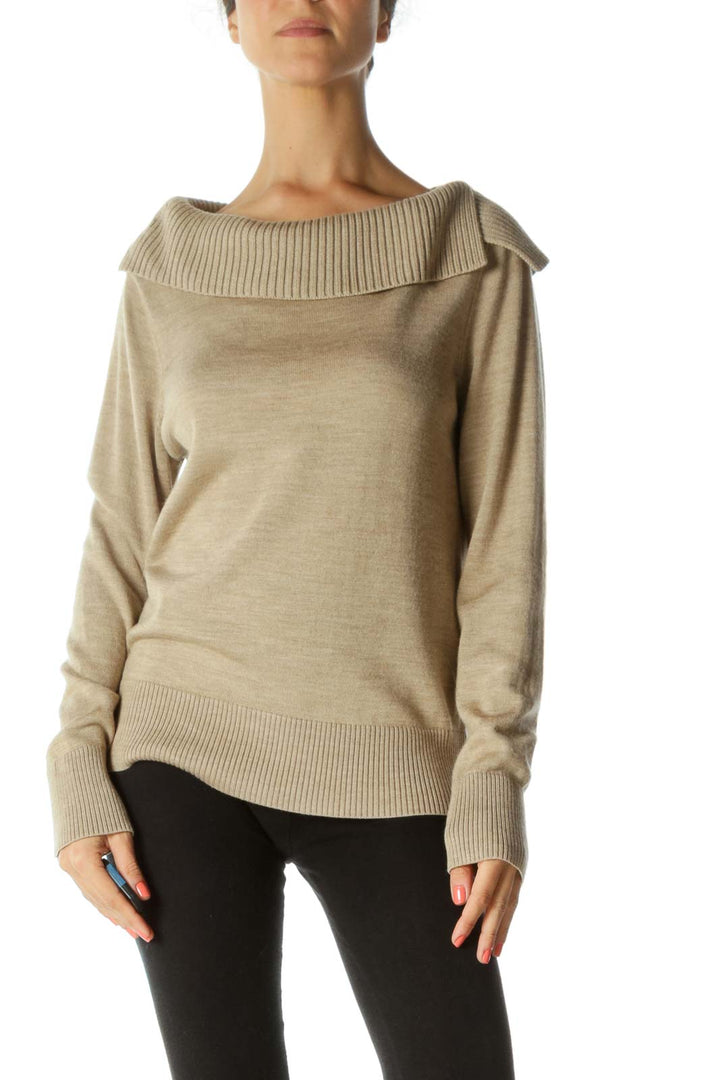 Cream Merino Wool Sweater