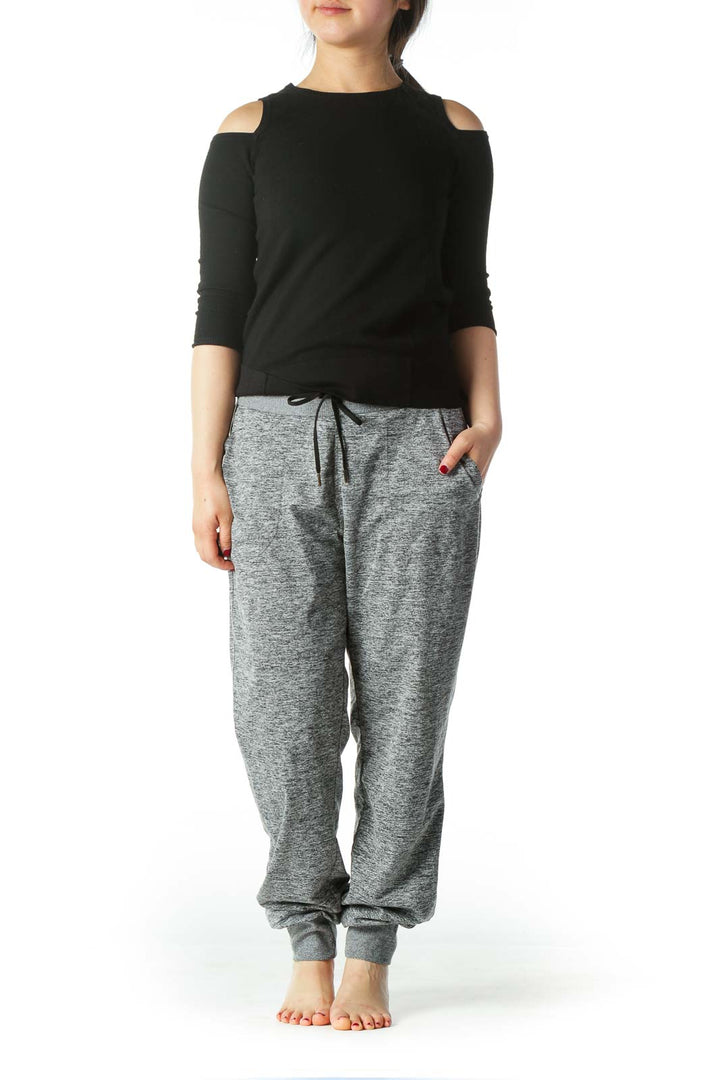 Gray Stretch Sports Pants