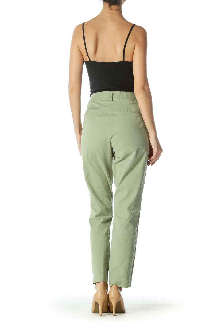 Green Stretch Chino