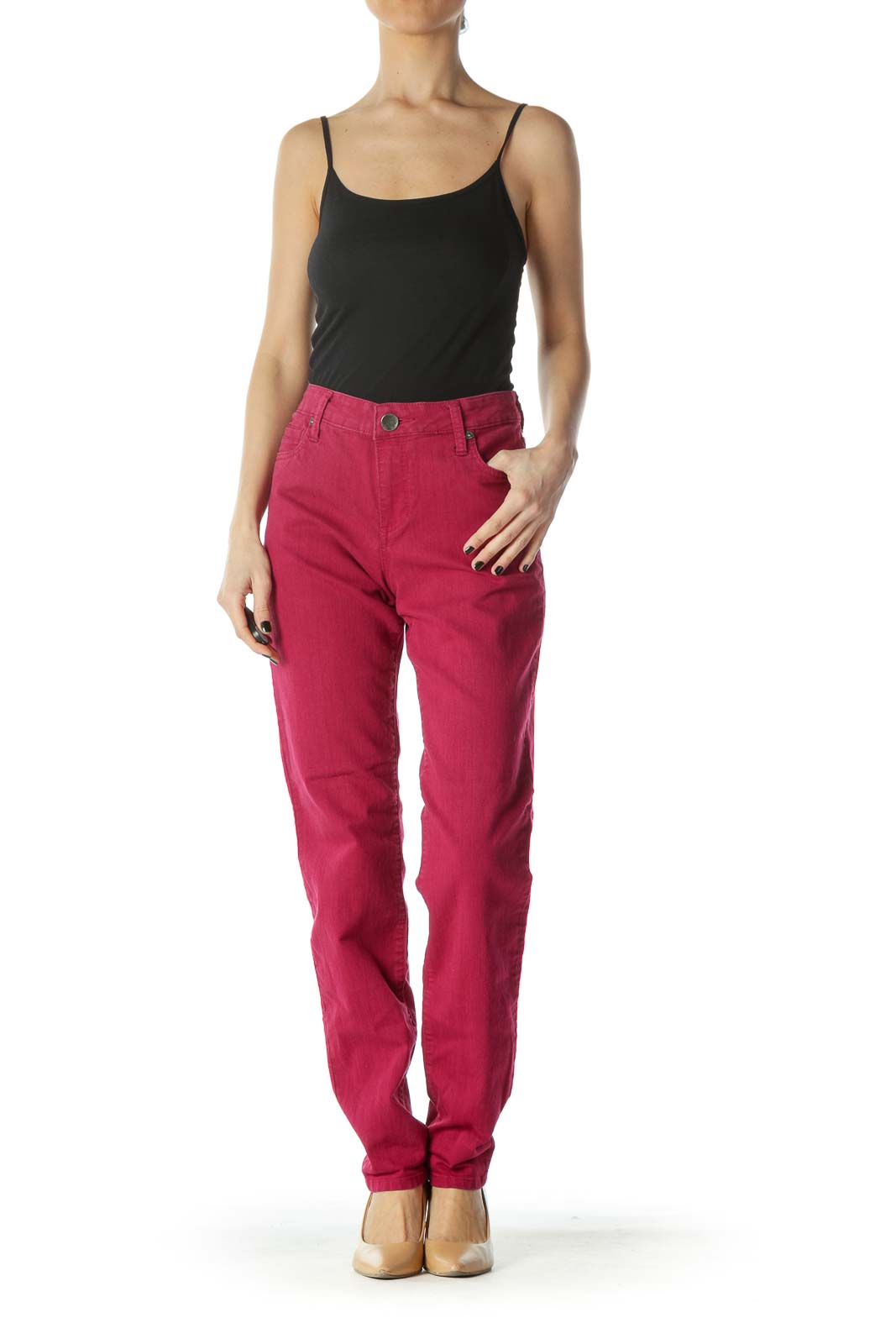 Pink DIANA Skinny Denim Jean