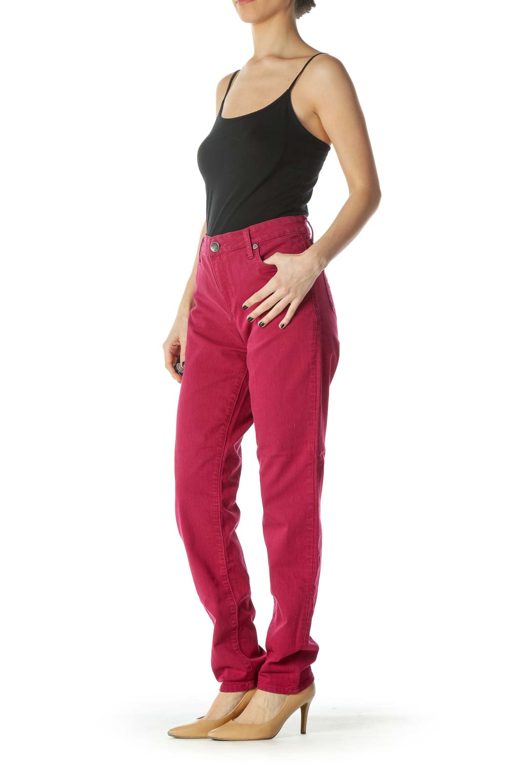 Pink DIANA Skinny Denim Jean