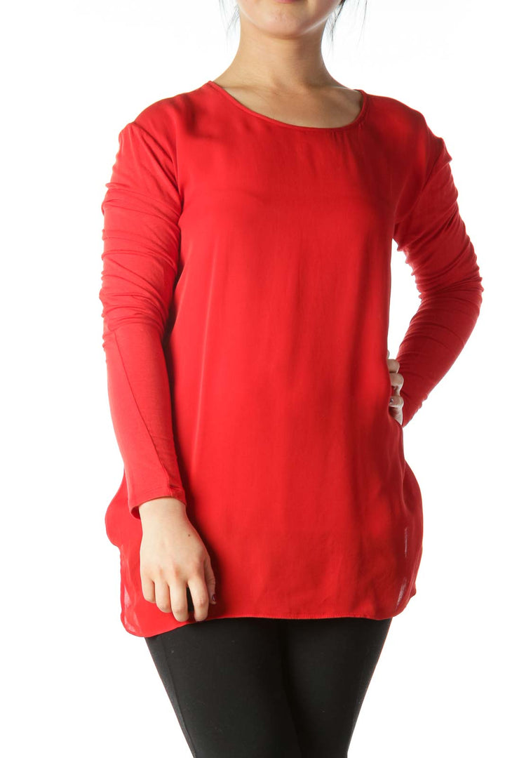 Red Silk Tunic