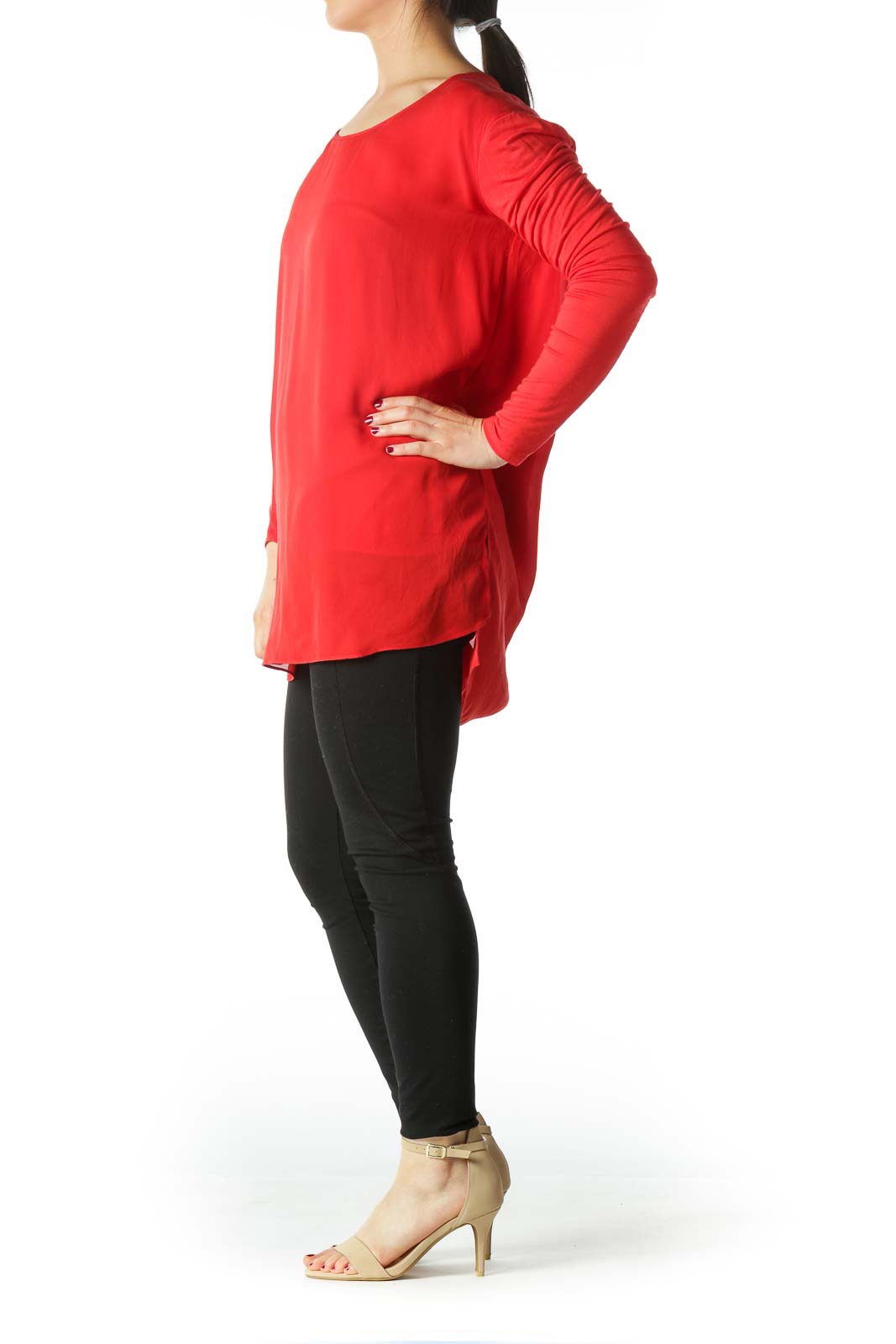 Red Silk Tunic