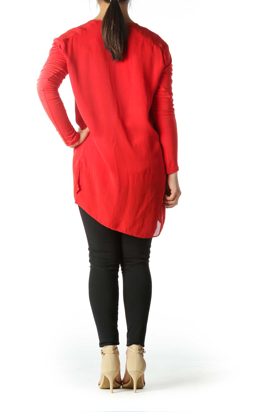 Red Silk Tunic