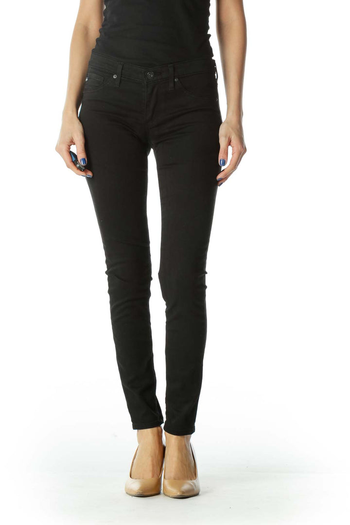 Black Skinny Stretch Pants