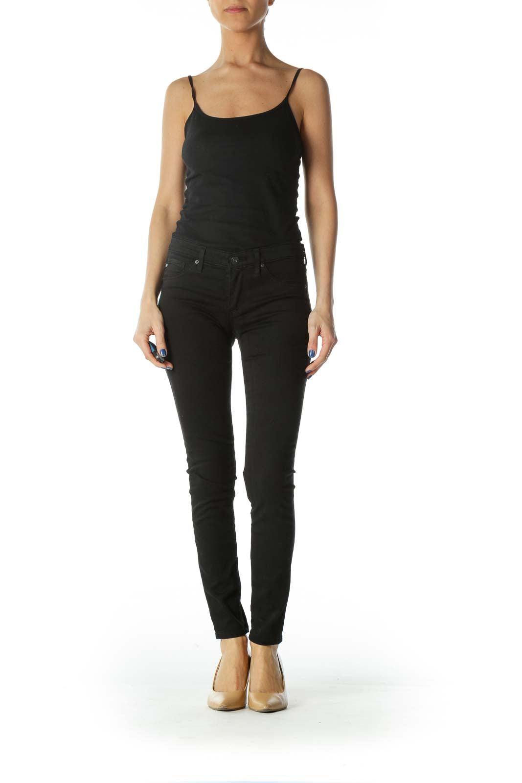 Black Skinny Stretch Pants