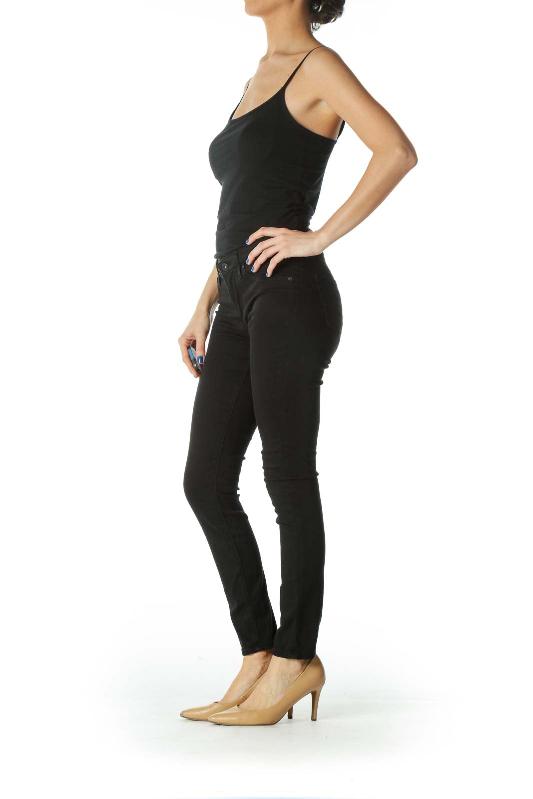 Black Skinny Stretch Pants