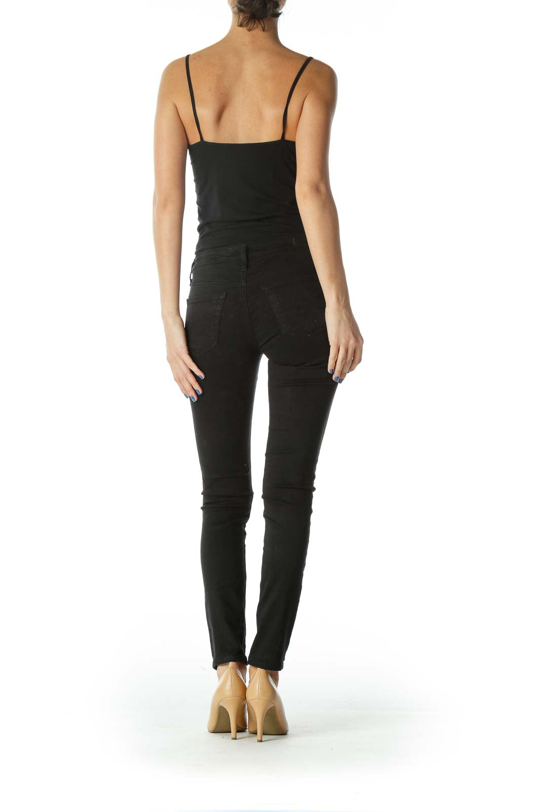 Black Skinny Stretch Pants