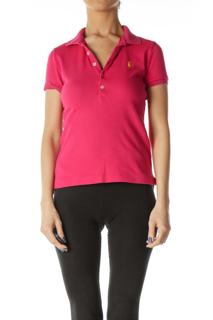 Hot Pink Polo Shirt