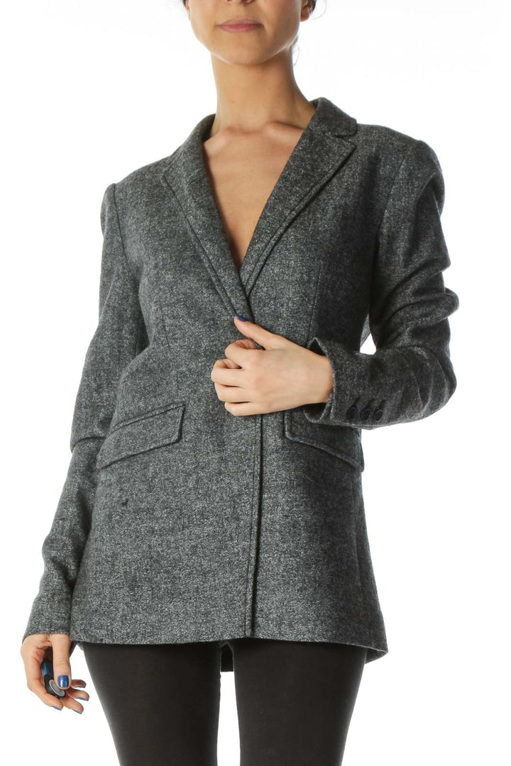 Gray Wool Blazer