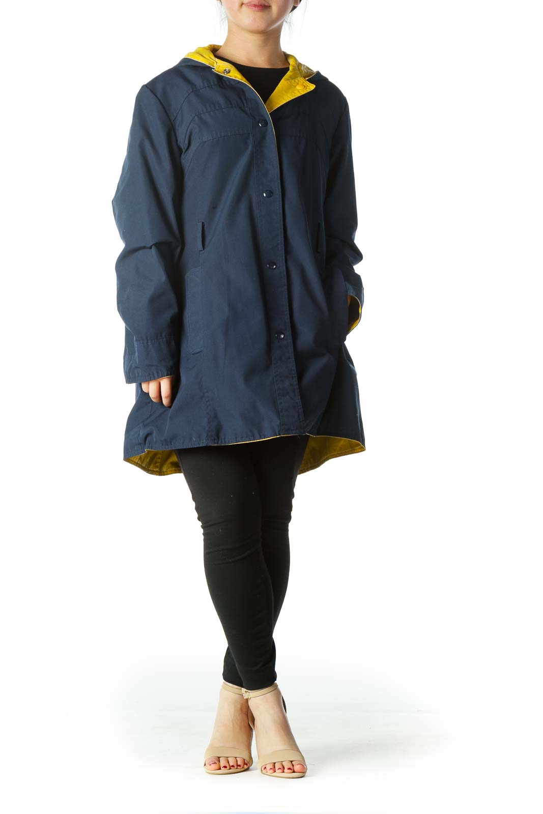 Blue Reversible Raincoat