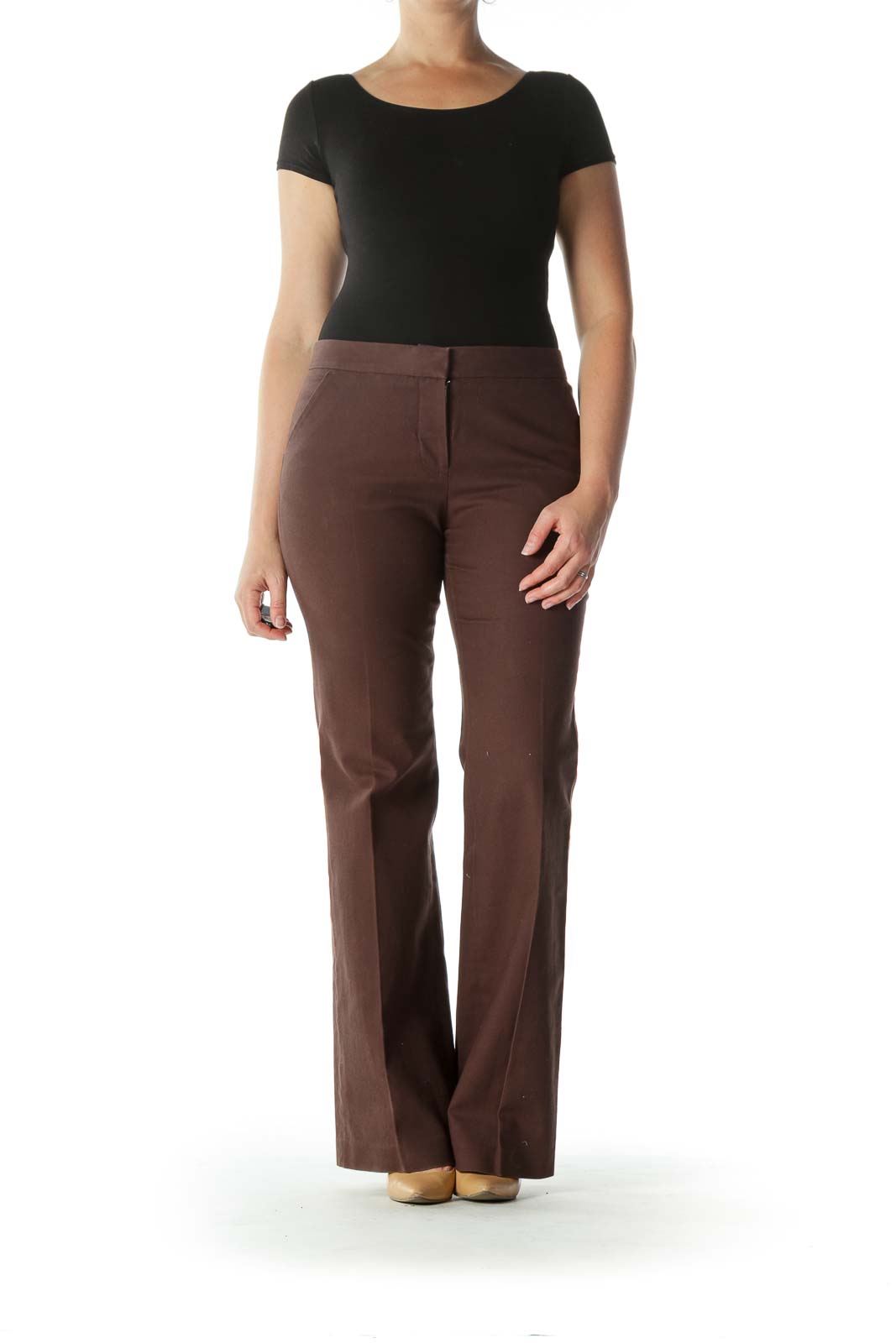 Brown Wide Leg Pants