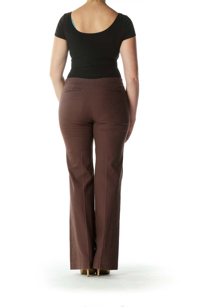 Brown Wide Leg Pants