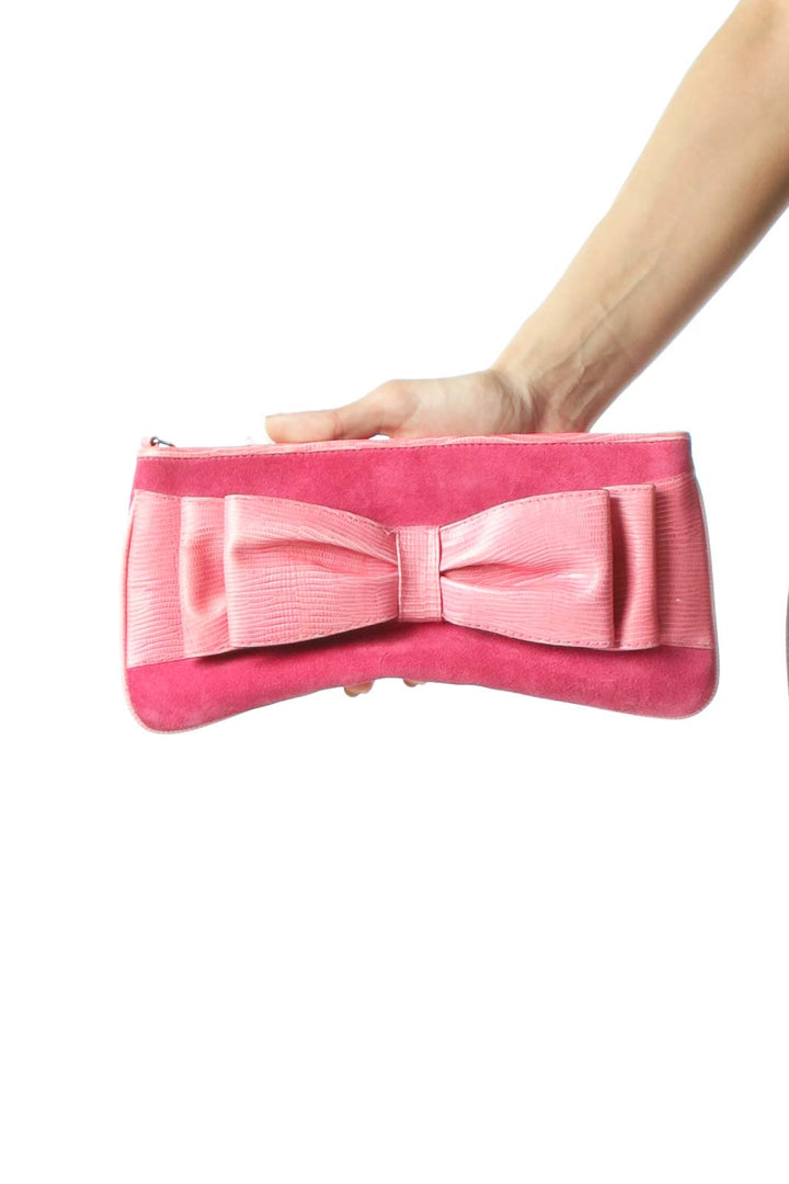 Pink Suede Wallet