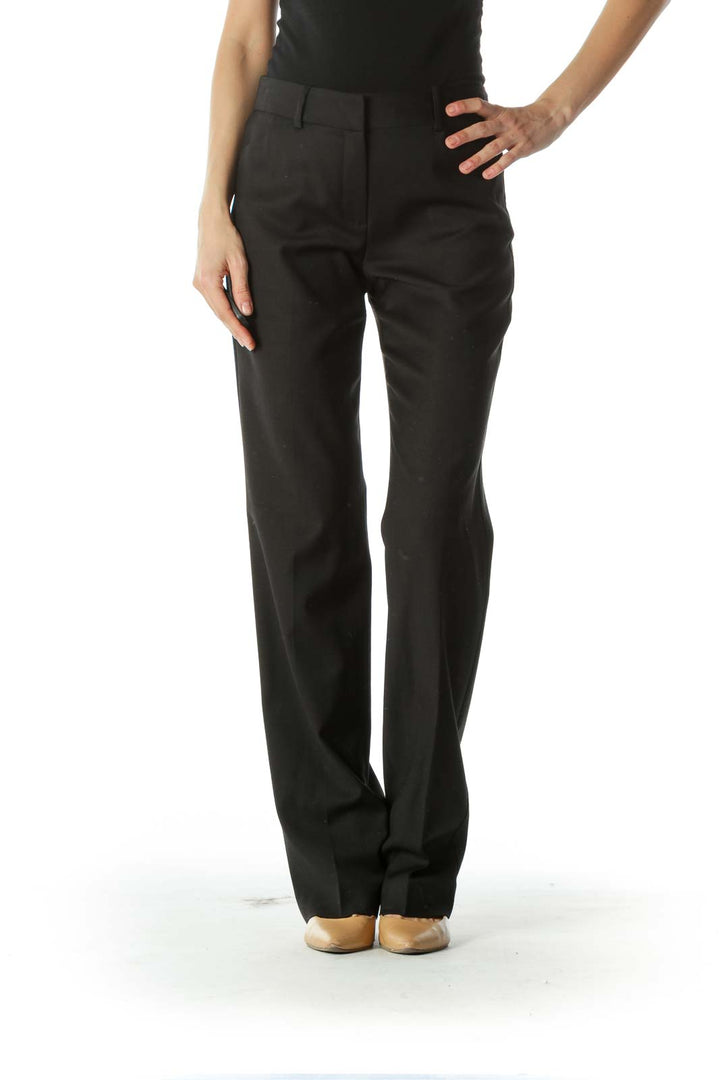 Black Straight Leg Pants