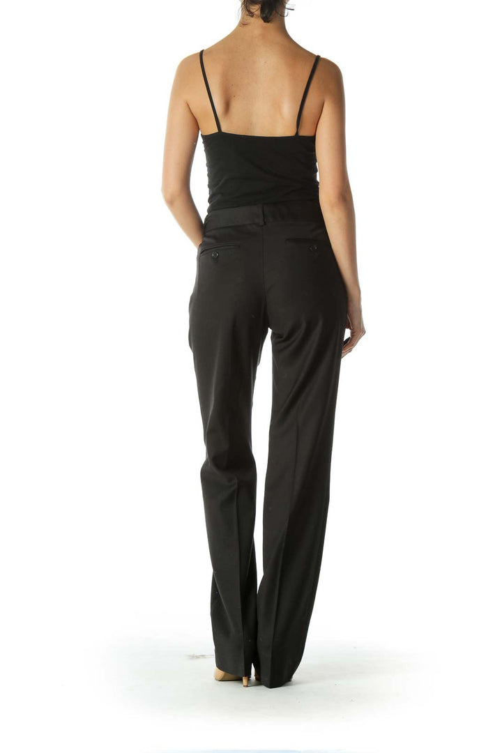 Black Straight Leg Pants