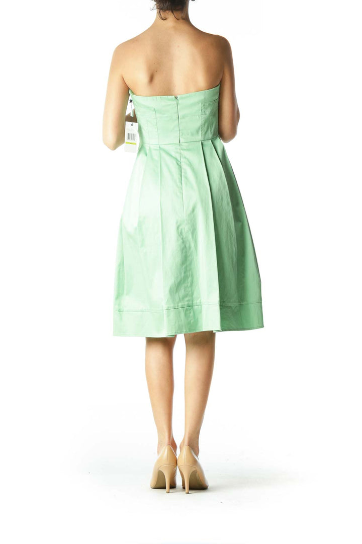 Green Strapless Dress