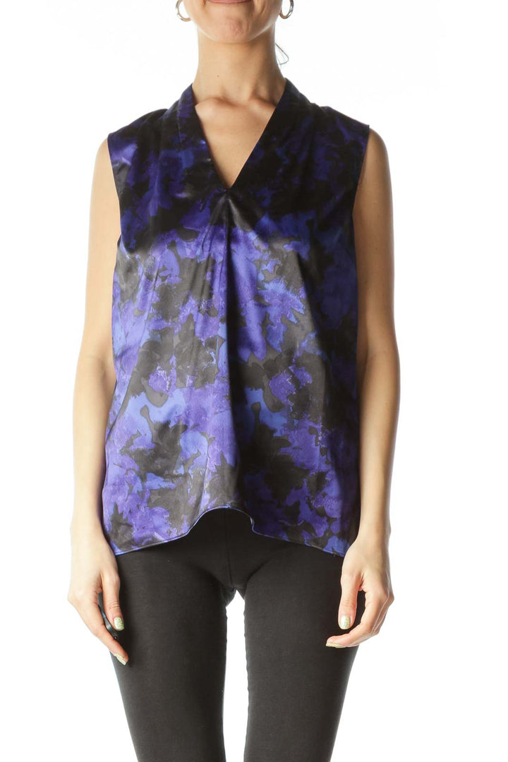 Multicolor Sleeveless Blouse