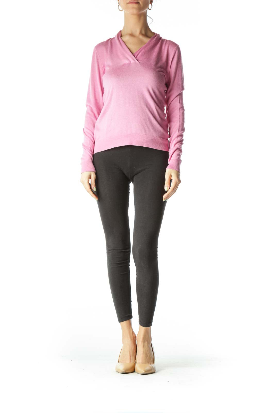 Pink Cashmere Knit Top