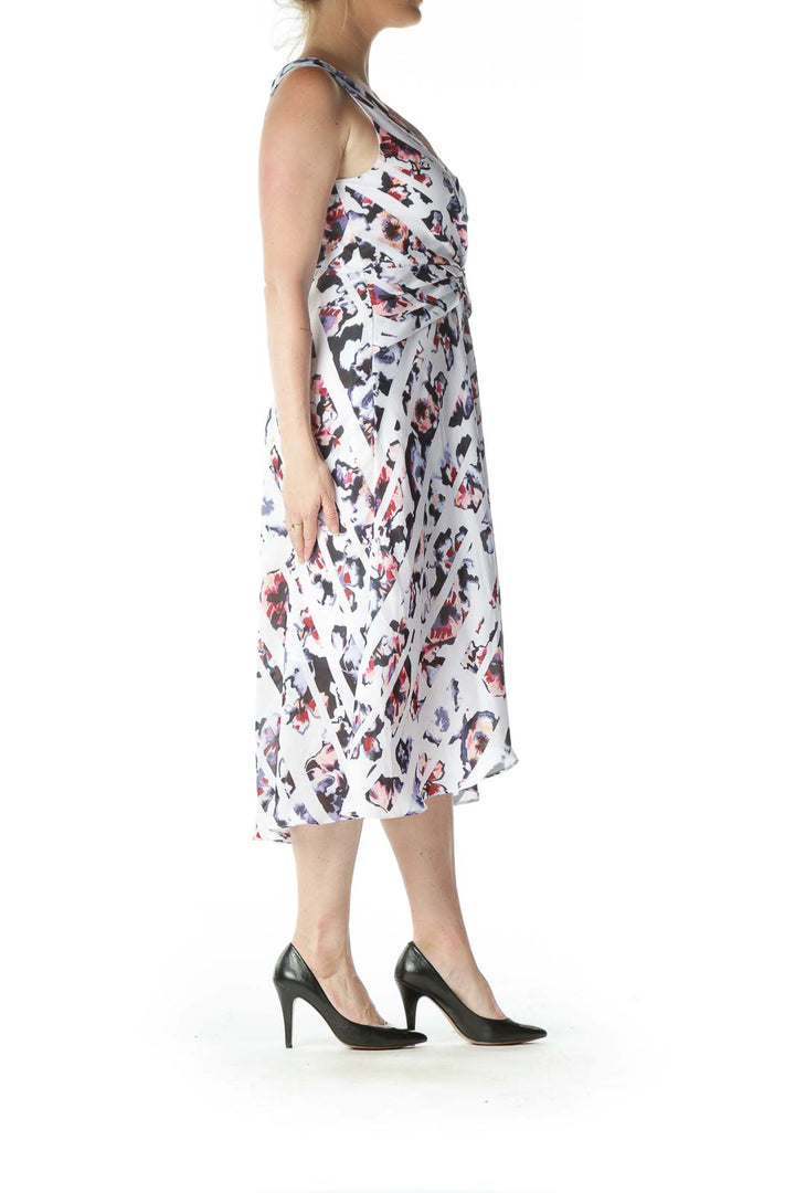 Multicolor Floral Print Dress