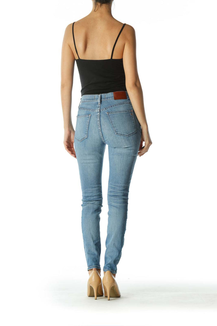 Blue Light Wash Skinny Denim