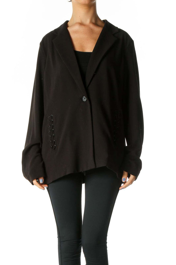 Black Long Blazer