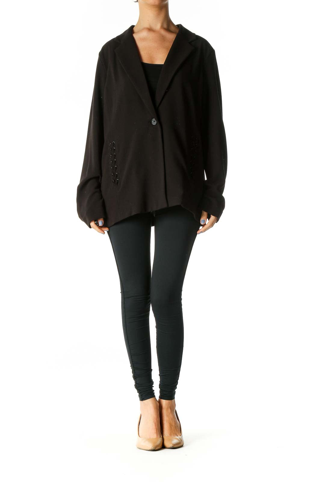 Black Long Blazer