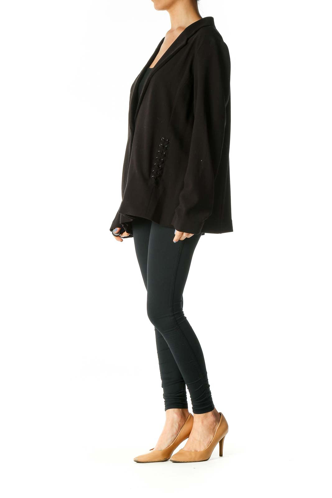 Black Long Blazer