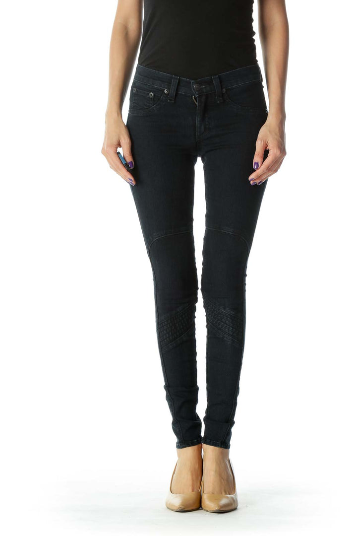 Blue Dark Wash Skinny Jean