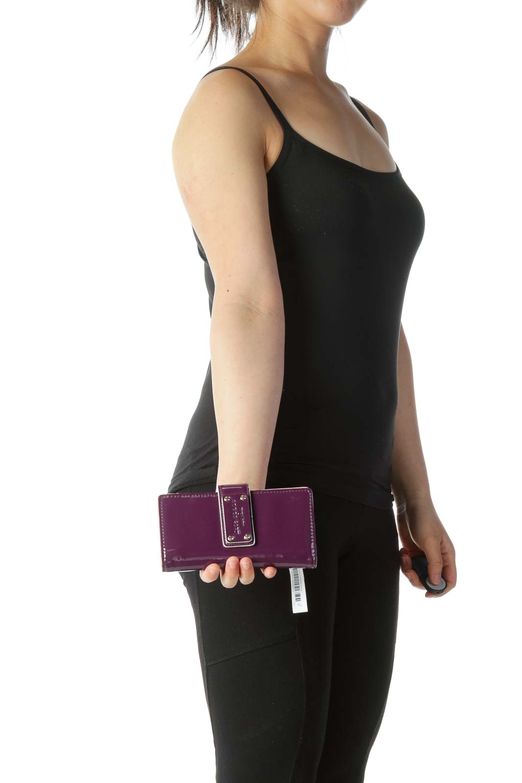 Purple Patent Wallet Clutch