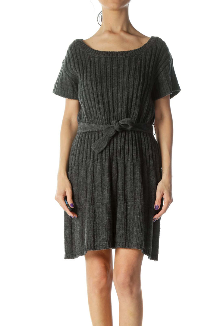 Gray Sweater Dress