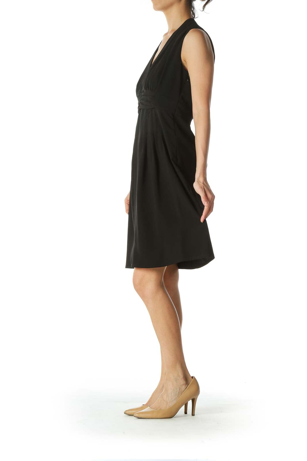 Black Halter Cocktail Dress