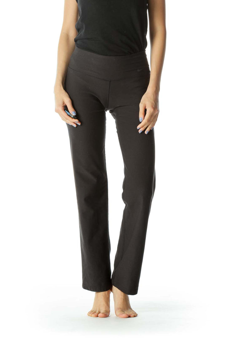 Black Stretch Activewear Pants